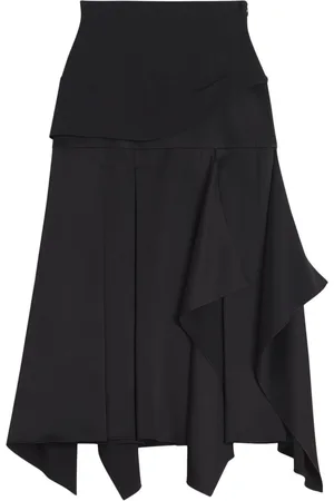 Lanvin Gonna midi con drappeggio