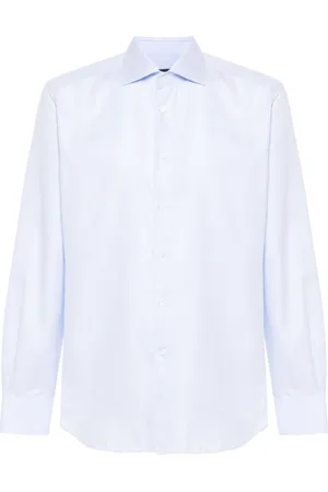 corneliani Camicia con motivo a zigzag