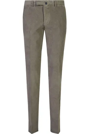 Incotex Pantaloni a coste con logo
