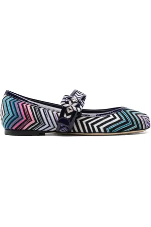 Missoni Ballerine con motivo a zigzag