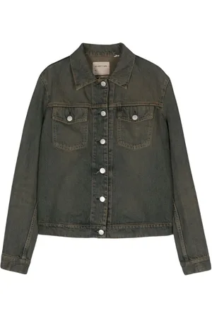 Helmut Lang Giacca denim con effetto schiarito 2000