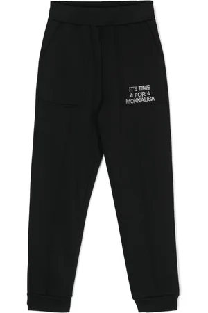 MONNALISA Pantaloni sportivi con strass