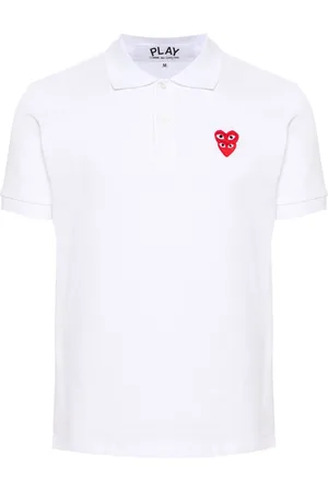 Comme des Garçons Polo con applicazione