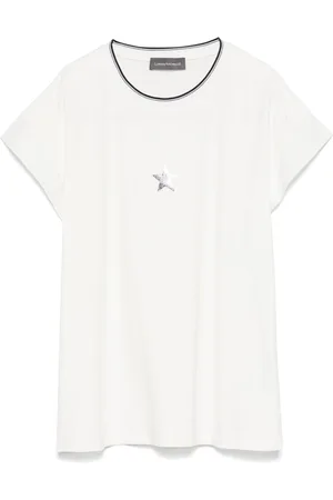 LORENA ANTONIAZZI T-shirt con glitter