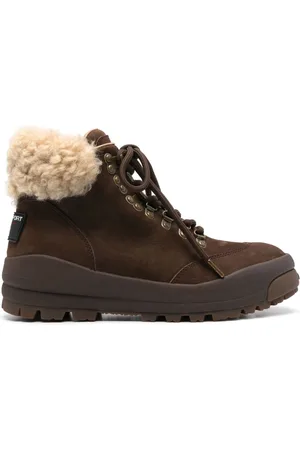 Ralph Lauren Stivali con finiture in shearling