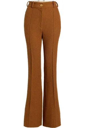 Patou Pantaloni svasati in tweed