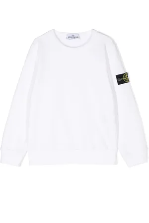 Stone Island Felpa con applicazione Compass
