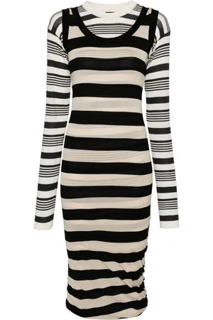 Marni Abito midi a righe