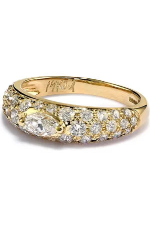 JACQUIE AICHE Anello in 14kt con diamante taglio marquise