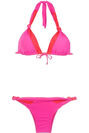 AMIR SLAMA Panelled bikini set
