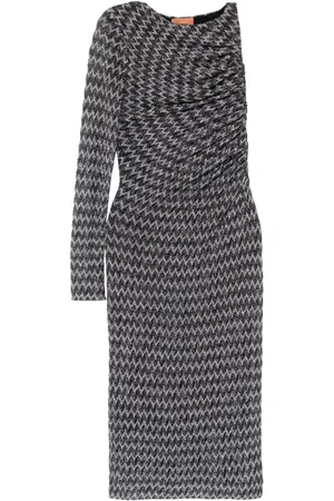 Missoni Abito midi con motivo chevron