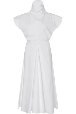 ROSETTA GETTY Abito midi con scollo a imbuto