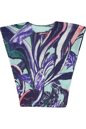 PLEATS PLEASE ISSEY MIYAKE Canotta Tardivo plissé