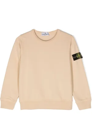 Stone Island Felpa con applicazione Compass