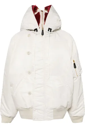 DOUBLET Bomber Petal Month con cappuccio