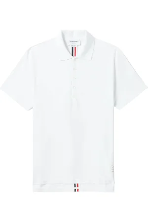 Thom Browne Back-stripe polo shirt