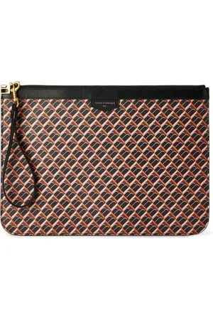 Tammy & Benjamin Clutch con motivo monogramma