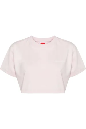 Ground Zero T-shirt crop con stampa