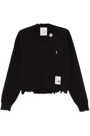 Maison Mihara Yasuhiro Maglione con effetto vissuto