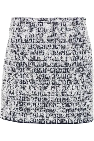 Givenchy Gonna in tweed con motivo 4G