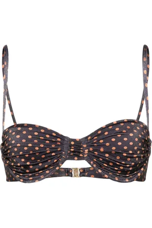 FAITHFULL THE BRAND Top bikini Stefania a pois