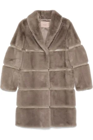 Twin-Set Cappotto in finto shearling
