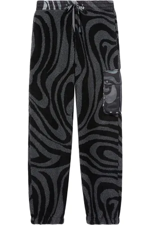 Puccini Pantaloni sportivi con stampa Marmo