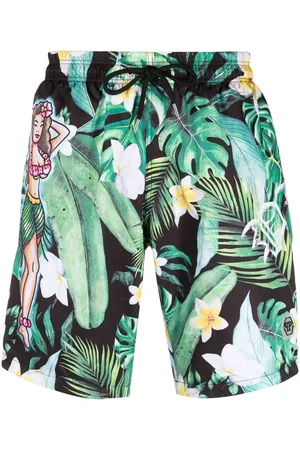 Philipp Plein Costume da bagno a fiori