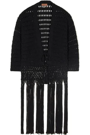 Alanui Cardigan con frange Love Letter To India