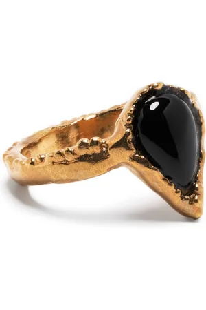 Alighieri The Teardrop of the Night onyx ring