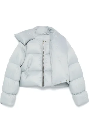 Rick Owens Piumino con collo a imbuto