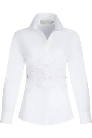 Silvia Tcherassi Blusa Byron con ricamo