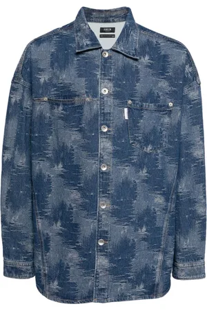FIVE CM Camicia con effetto vissuto