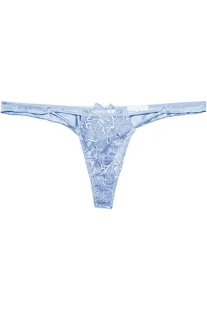 FLEUR DU MAL Perizoma Whitney con ricamo