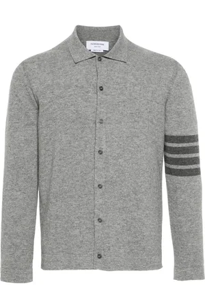 Thom Browne Cardigan in cashmere con dettaglio a 4 righe