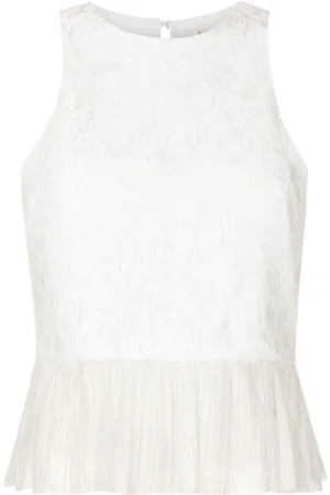 Lethicia Bronstein Blusa smanicata con ruches