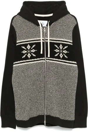 JUNYA WATANABE Felpa con motivo a intarsi