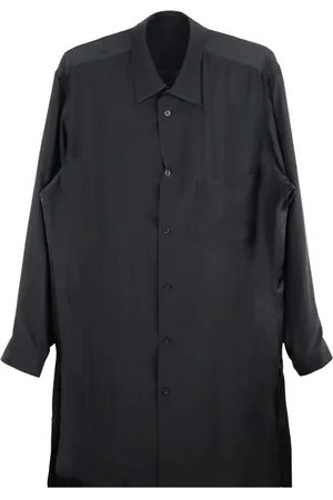 YOHJI YAMAMOTO Camicia con stampa illustrazione