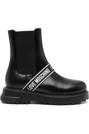 Moschino Stivali con banda logo