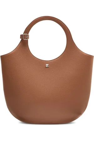 Courrèges Borsa tote media in pelle