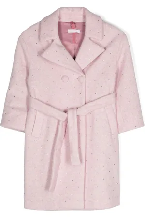 MONNALISA Cappotto con strass