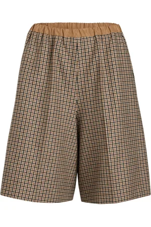 Patou Shorts con motivo pied-de-poule