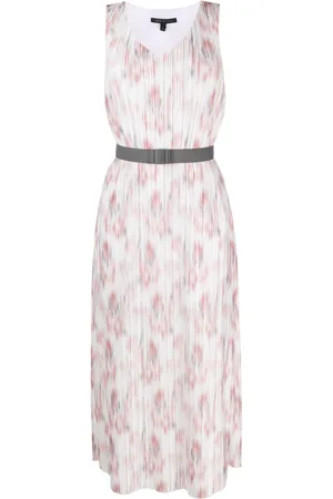Armani Exchange Abito midi con cintura