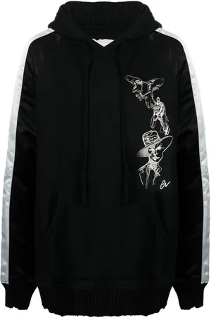 GREG LAUREN Felpa Souvenir con ricamo