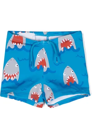 Stella McCartney Costume da bagno con stampa Shark