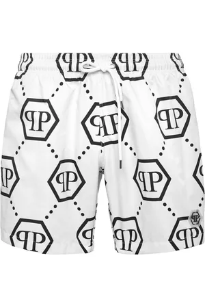 Philipp Plein Costume da bagno con monogramma