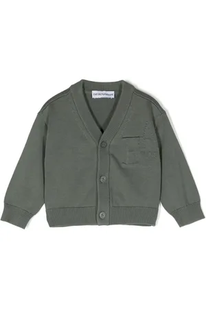 Emporio Armani Cardigan crop con scollo a V