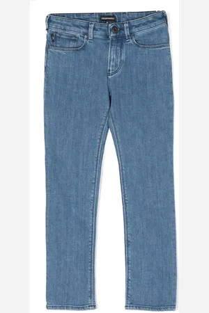 Emporio Armani Jeans dritti con placca logo