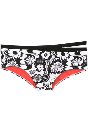 AMIR SLAMA Costume da bagno a fiori
