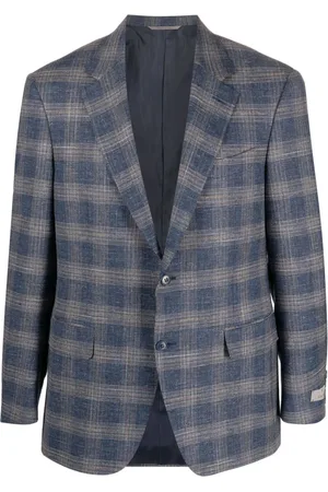 CANALI Blazer monopetto a quadri